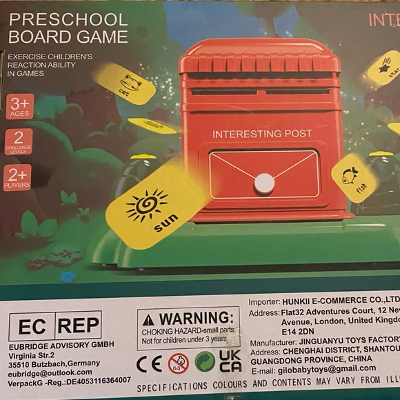 Interesting Post Presschool Board Game, Educational matching Card game t… - Picture 4 of 8